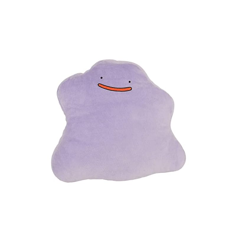 Sanei Boeki Pokémon Mochifuwa Cushion Ditto W36 x D12 x H32cm Plush Toy PZ05