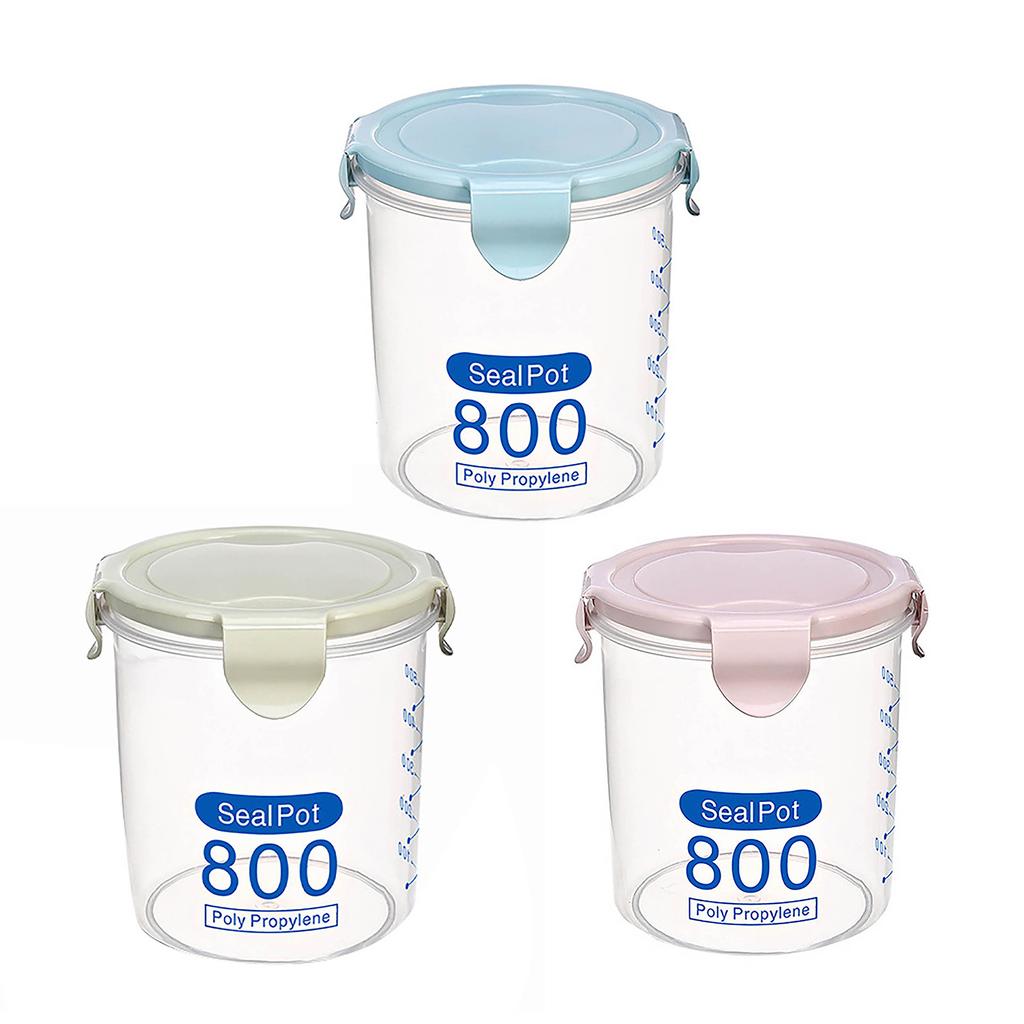 Food Storage Containers, Kitchen Storage Box Sealing Food Preservation Plastic Fresh Pot Container For Kitchen