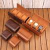 Premium Genuine Cowhide Watch Box: Dustproof, Shockproof, Removable Storage for Mechanical Watches