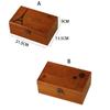 Vintage Sewing Box Pine Wooden Sewing Storage Box Sewing Organizer Needle Thread Storage Case  Home