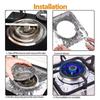 20 Pack Aluminum Foil Stove Covers Gas Stove Protectors Disposable Gas Stove Liners 8.5 Inch Square for Keeping Gas Stove Clean