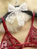 Sexy 3D Embroidered Floral Bra and Panty Set - Erotic Lingerie 2049