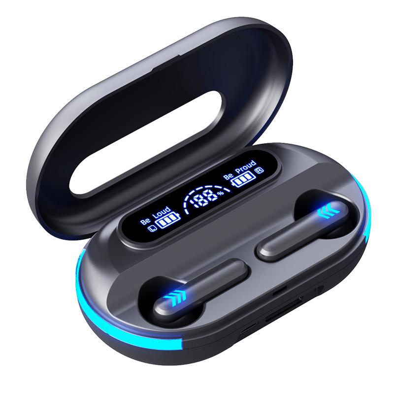 

Беспроводная Bluetooth-гарнитура Наушники-вкладыши HIFI Звуковые эффекты Ультра-длинные наушники с аккумулятором чёрный