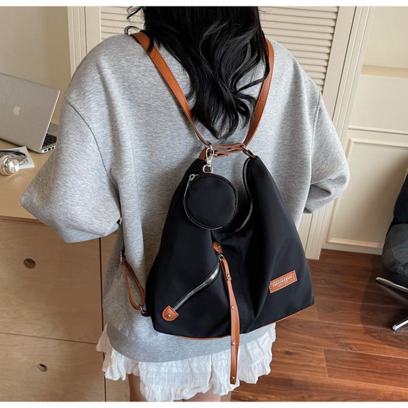 Tote Bag Women's Large-capacity New Summer Versatile Shoulder Messenger Bag Casual Multi-functional Backpack