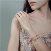 Double Artistic Layer Pearl Bracelet Elegant Handmade Jewelry For 2024 Spring