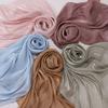 Ethnic Line Rhinestone Long Gauze Malay Headscarf Shiny Scarf