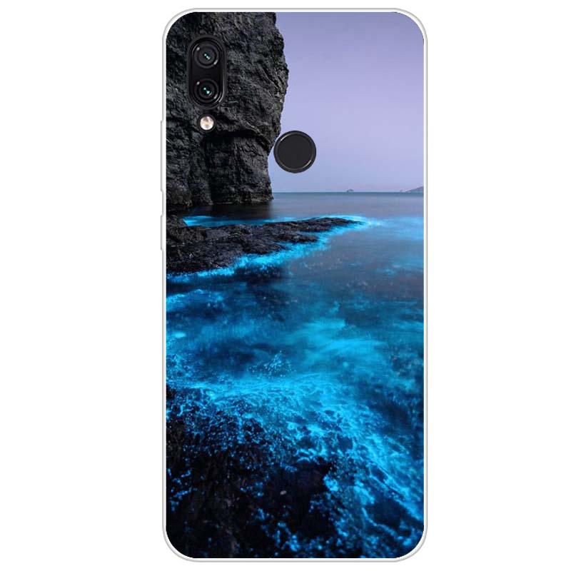 For Xiaomi Redmi Note 7 Case Flower Animal Cover Silicone Case For Redmi Note 7 Pro Note7 Bumper Shockproof Phone Case Coque