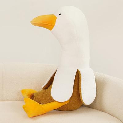 50cm Moda Adorável Gentilmente para a Pele Almofada de Sofá Bonito Banana Pato Boneca Macia Jogar Presente de Natal Brinquedo de Pelúcia