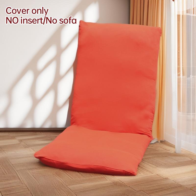 Folding Tatami Seat Cover Single Floor Bed Sofa Slipcover Household Foldable Relax Lounge Recliner Slipcover (Only Cover )