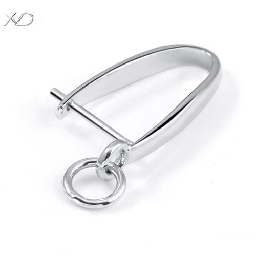 XD P322 925 Sterling Silver Jewelry Clasp 925 Silver for Pendant s925 sterling silver donut buckle circle clip buckle