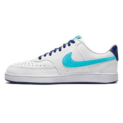 Court Vision Low White Turquoise Blue Men Sneakers Blue-Void DM1187-100
