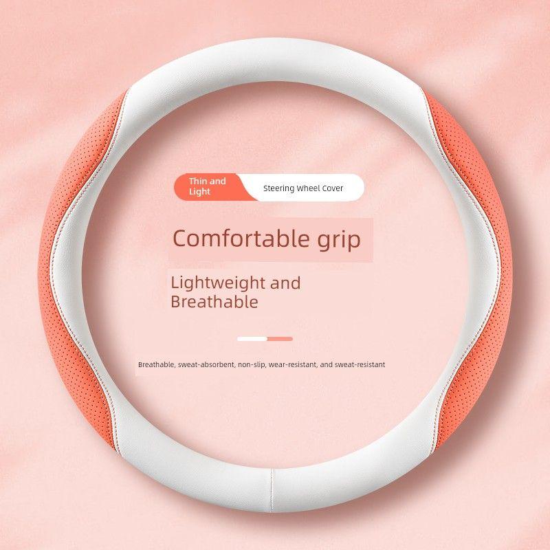Haval Car Steering Wheel Cover H6 H2 H5 H7L H4 M6 Special Handle Cover for All Seasons, Non-Slip, Sweat-Absorbent, for Women