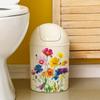 Watercolor, Colorful Flower Beds, Bathroom, Toilet, Toilet Decoration and Beautification Wall Stickers