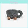Boneca de Pelúcia Cinza Aconchegante Estilo Xícara de Café Perfeita Para Ideias de Presentes Divertidos