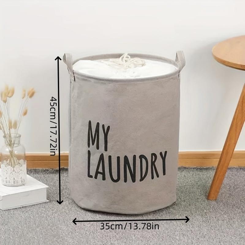 1pc/Household Laundry Basket, Large Capacity, Foldable Dirty Clothes Storage Basket, Dormitory Clothing Storage Basket