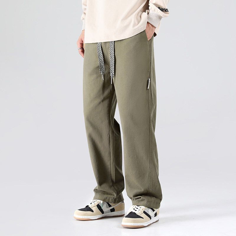 Chinese Fad High Street Oversize Handsome Casual Pants