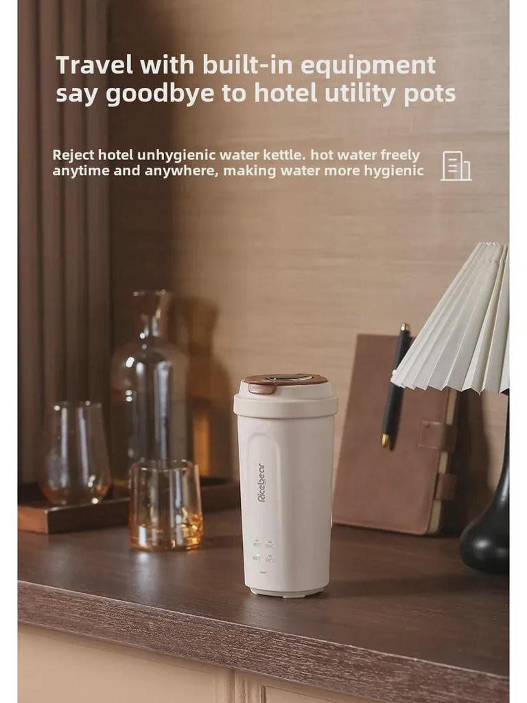 Tragbarer Mini-Wasserkocher - USB-Isolierter Reise-Wasserbecher