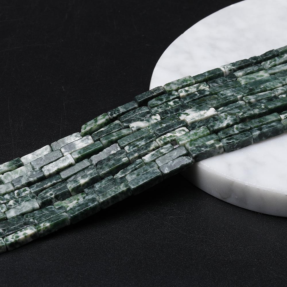 

Прямоугольные трубчатые бусины из натурального полудрагоценного камня для самостоятельного изготовления украшений, кубические бусины-аксессуары 4x13 мм. 4*13mm