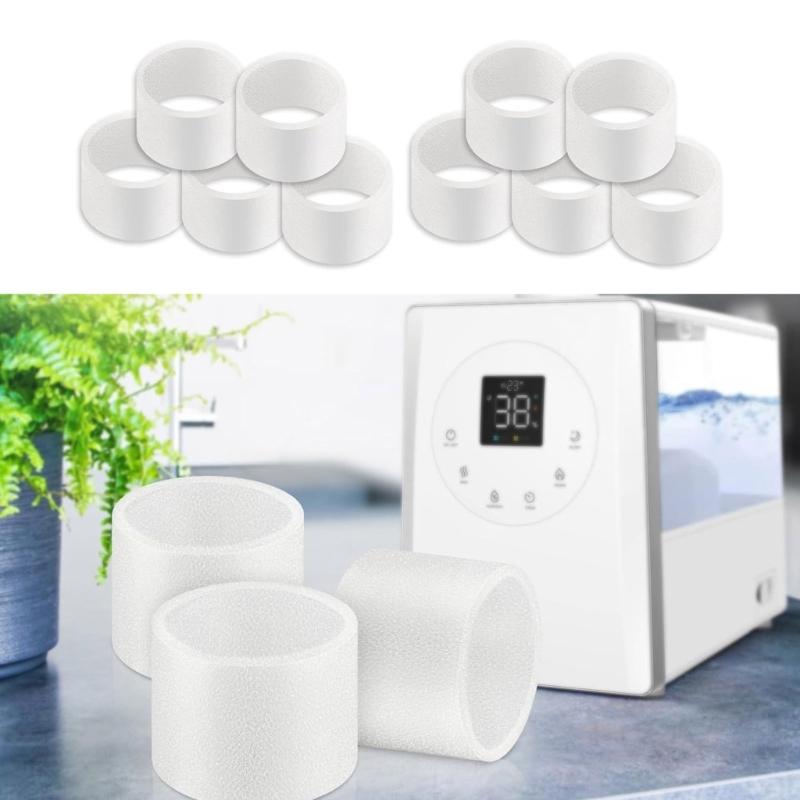 30 Pack Humidifier Filters White Descaling Filters Suitable for Various Models for Enhancing Air Quality and Longevity