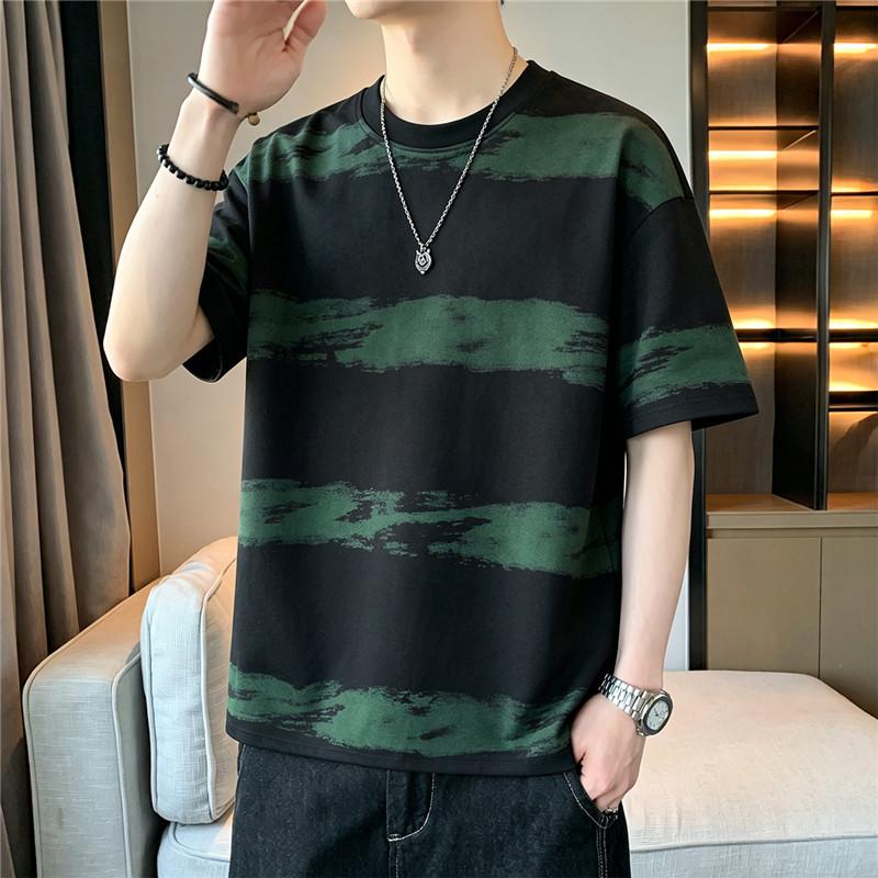 Short-sleeved T-shirt, Round Neck, Half-sleeved Bottoming Shirt, Plus Size Men's Top