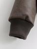 Women's 2025 Autumn Stylish Faux Leather Pilot Jacket with Large Pocket Detail