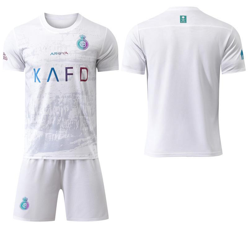 2023-24 season new Riyadh Victory II away jersey football jersey set No. 7 C Ronaldo 10 Mane 16