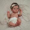 18 Inch Full Body Silicone Reborn Baby Girl Dolls Bettie Real Looking Newborn Doll Finished 3D Painted Skin with Visible Veins Doll Muñeca Bebe Reborn