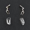 1 Set Stainless Steel Eyeglasses Nose Pads Arm Holder For TanSuTungsten Steel Glasses Frame Plug Bayonet Glasses Accessories