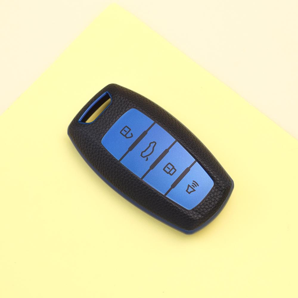 4 Buttons Auto Shell Fob Bag Keyless TPU Leather Car Key Case Cover for Haval F7 H6 Jolyon F7H Dargo Jolion Joico Jollein