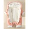 [Combinaison Chaude] Combinaison Chaude à Capuche, Vêtements d'Hiver pour Bébé | Décor d'Ours pour Bébé Nouveau-né, Vêtements de Bébé pour Garçons et Filles