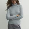GMXIA Damen Rollkragenpullover Herbst und Winter Strick-Unterhemd Europa und die Vereinigten Staaten Rollkragen-Pullover