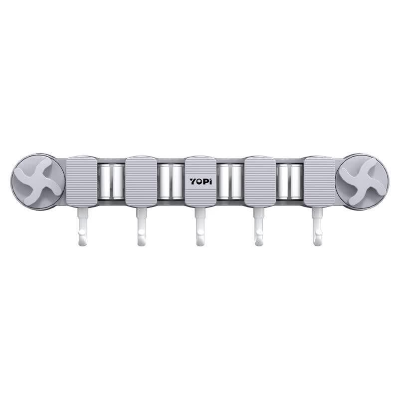 ZNMW Adhesive Wall-Mounted Mop and Broom Holder