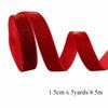 6-38mm Red Dark Green Velvet Ribbon Artificial Home Room Decor Christmas Tree Pendant Gift Packaging Bow DIY Party Decoration