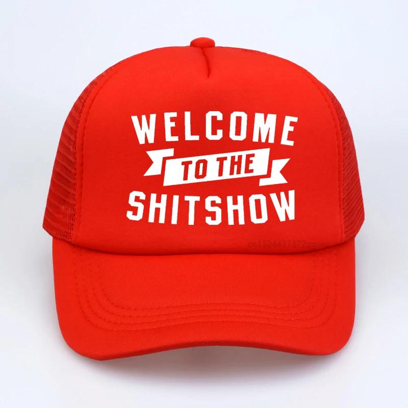 

funny welcome to the shitshow Women Baseball Cap Harajuku Streetwear Golf hat Adjustable Dad Hat Sports Mesh Breathable hats Adjustable