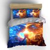 Fire and Ice Duality Bedding Set Bedding Duvet Cover Set Duvet Cover Pillowcases (1 * Duvet Cover 2 * Pillowcases, Without Duvet Insert)