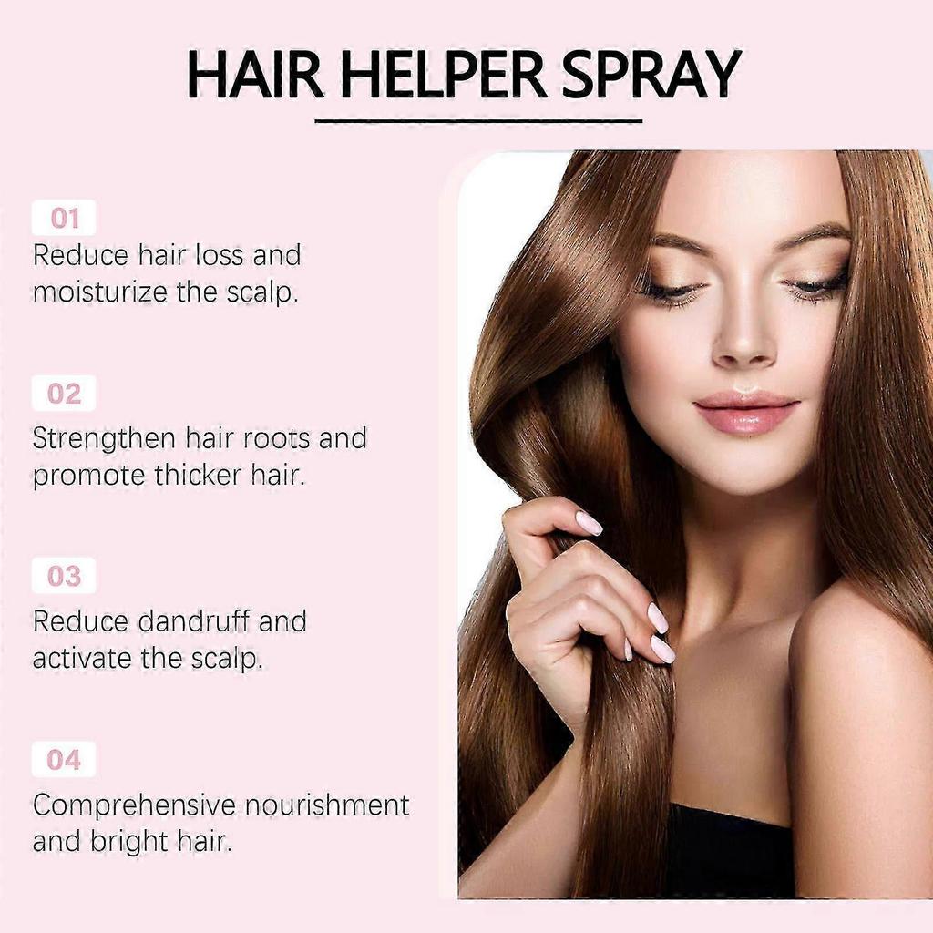Spray per Capelli Nutriente allo Zenzero e Caffè per Idratazione Profonda, Rinforzo e Promozione della Crescita dei Capelli Uso Quotidiano Facile per Tutti i Tipi di Capelli