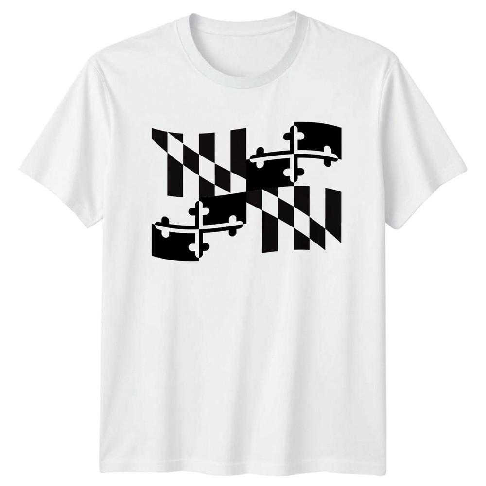 Maryland Flag TShirt Maryland State State Pride Birthday Gift For Him And Her S