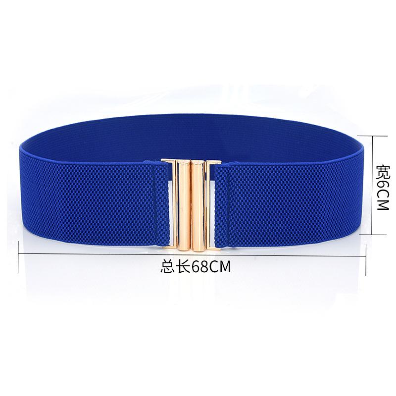 Three Meows Dames Riem Stretch Corset Wrap Taille Zacht Vintage Femme Jurk Riem Accessoires