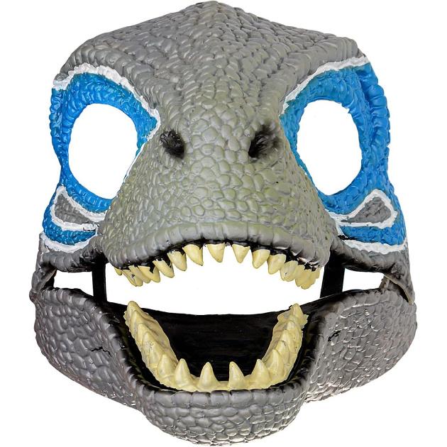 Dino Mask with Moving Jaw, Eye-catching Latex Dinosaur Dress Up Mask, Halloween Dinosaur Party Masquerade Mask