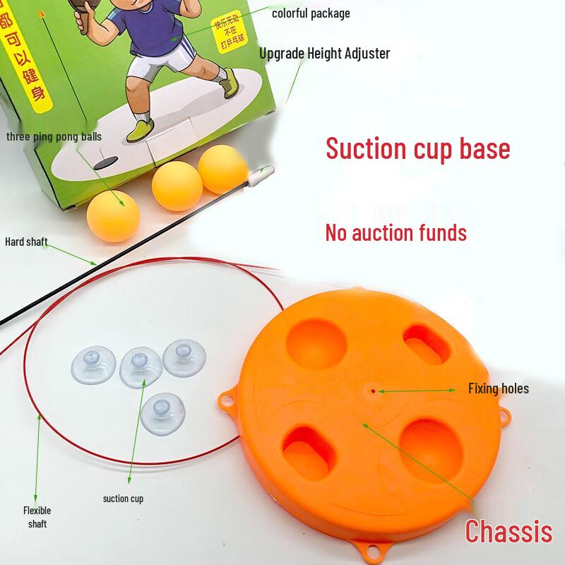 WEZHO Suction Cup Ping Pong Trainer