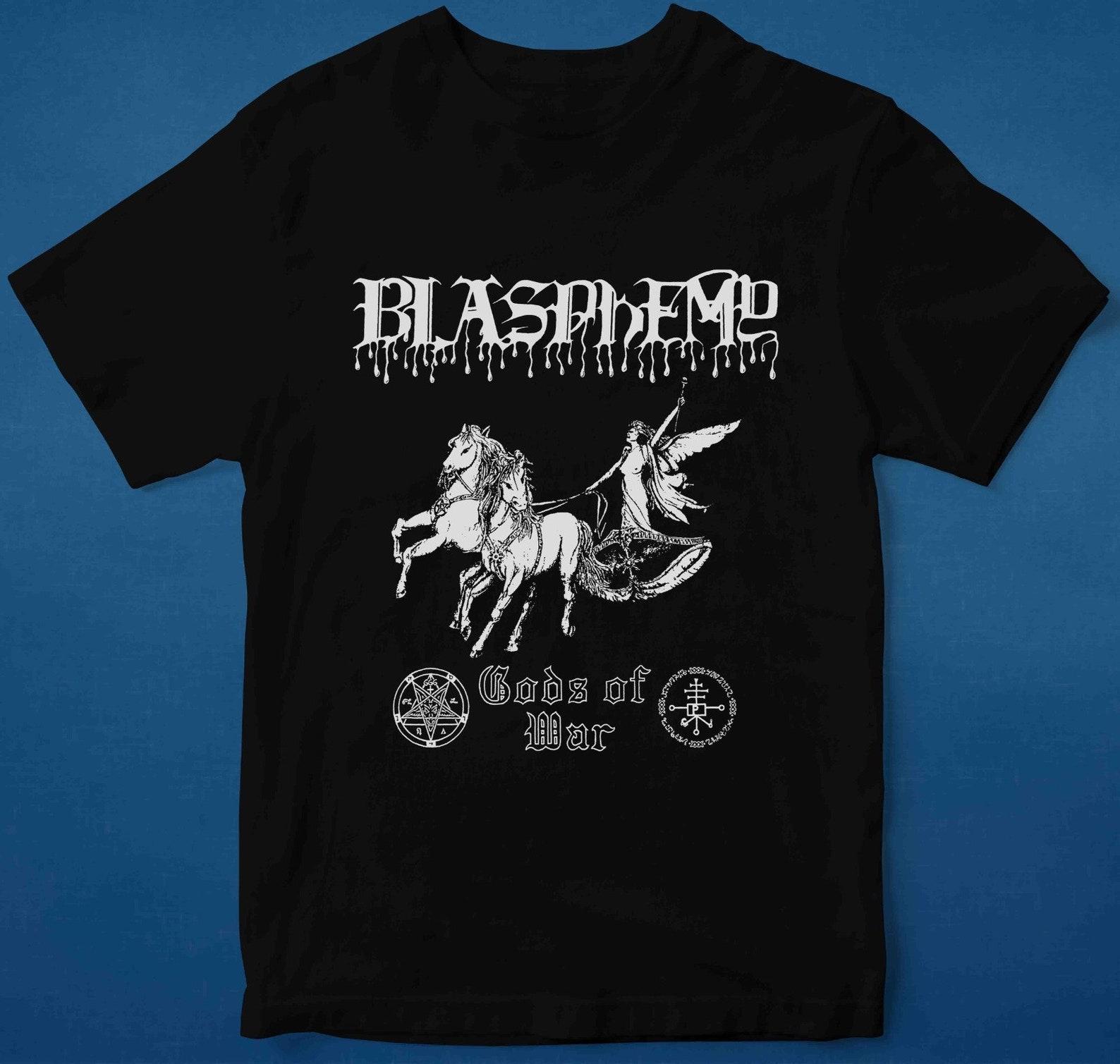 Gods of War by Blasphemy Tshirt M