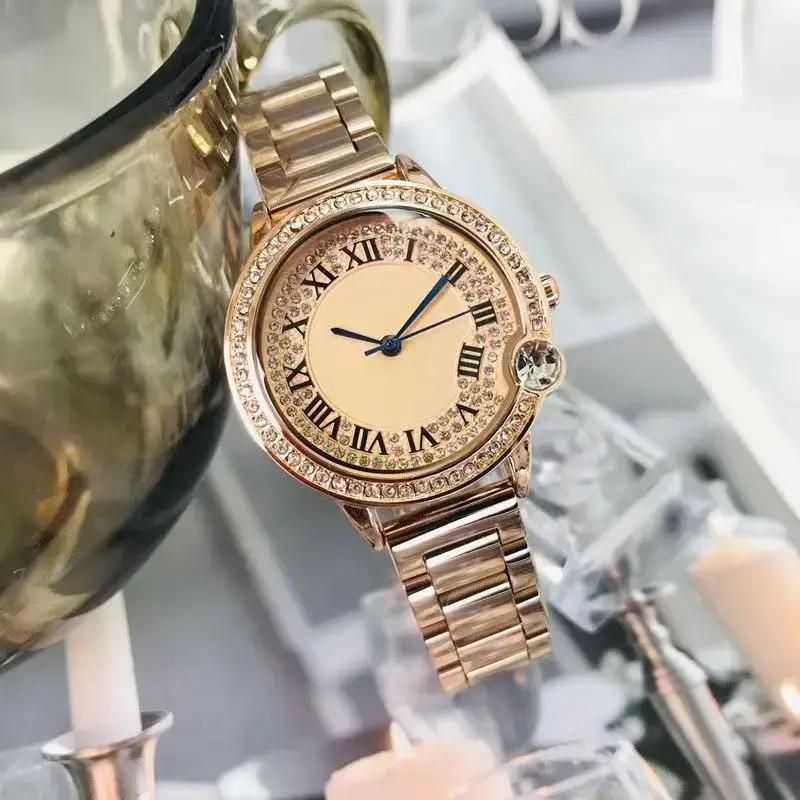 Women Diamond High Value Luxury Retro Fashion Atmosphere Ladies Elegant Balloon Watch Party