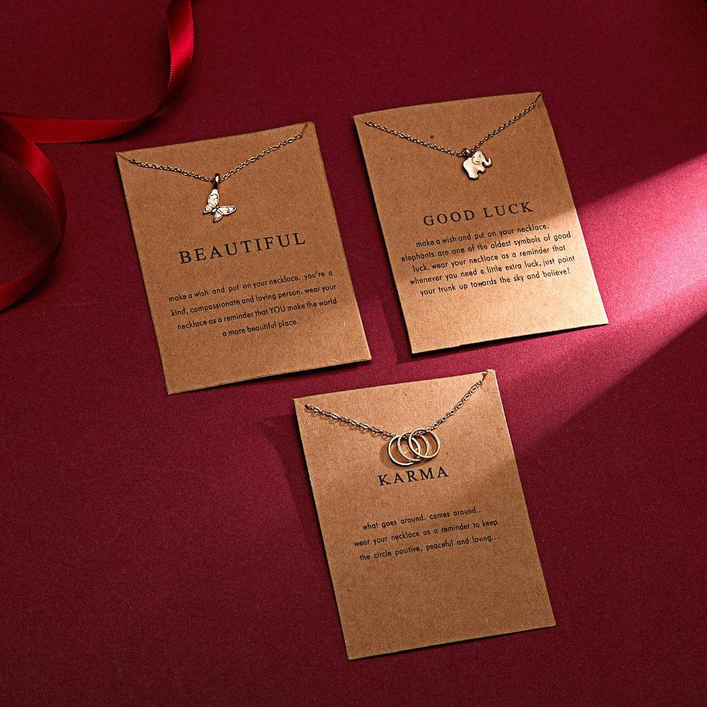 RINHOO Animal Elephant Flower Gold Color Pendant Necklaces Clavicle Chains necklace Fashion Chain Necklace Women Vintage Jewelry