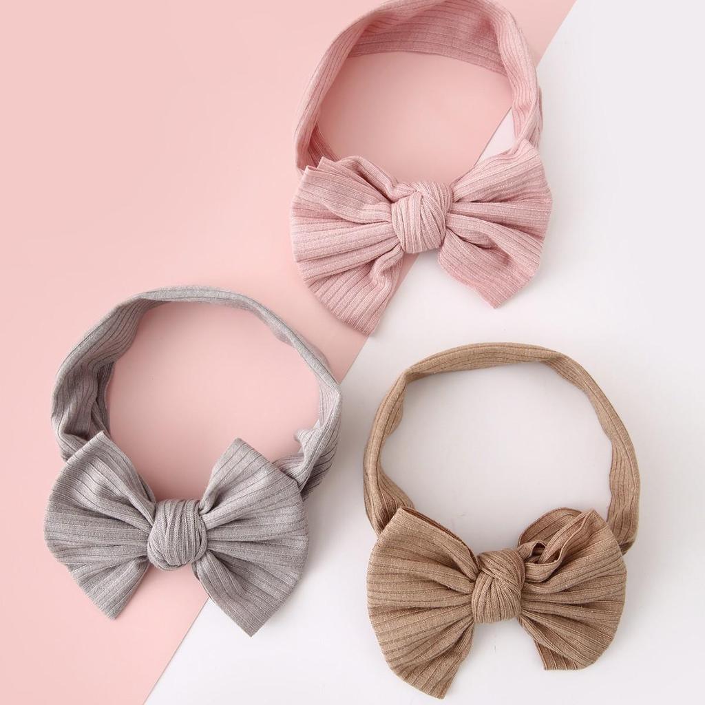 Baby Headband: Cute Fontanelle Protection Bow for Kids - Wide, Lightweight, Non-Tightening for Spring/Summer