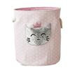 Basket Laundry Dirty Pink Swan Organizer Drawstrin Storage Household Supplies