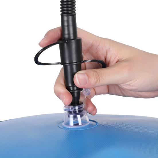 Inflatable Tumbling Mat Air Roller Gymnastics Barrel with Pump Back Handspring Training Tumbler Octagon Barrel for Home Use Gym Training,