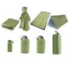 4 Stuks Outdoor Noodtent+Slaapzak+Regenjas+Eerste Hulp Deken Bundel Zak Set Geschikt Voor Buiten Kamperen En Wandelen