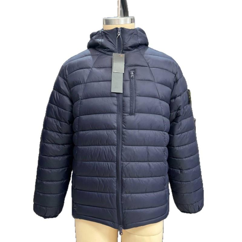 Mens Lightweight Quilted Hooded Padded Jacket Casual Warm Winter Outerwear