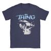 Maglietta Horror The Thing T-Shirt da Spiaggia Cotone per Uomo Maglietta Casual Originale Manica Corta Magliette Estetiche