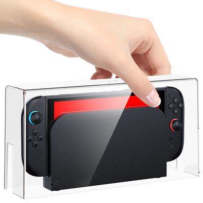 Clear Acrylic Dust Cover Dock Protective Cover Protective Case for Switch 2 Game Console Dock